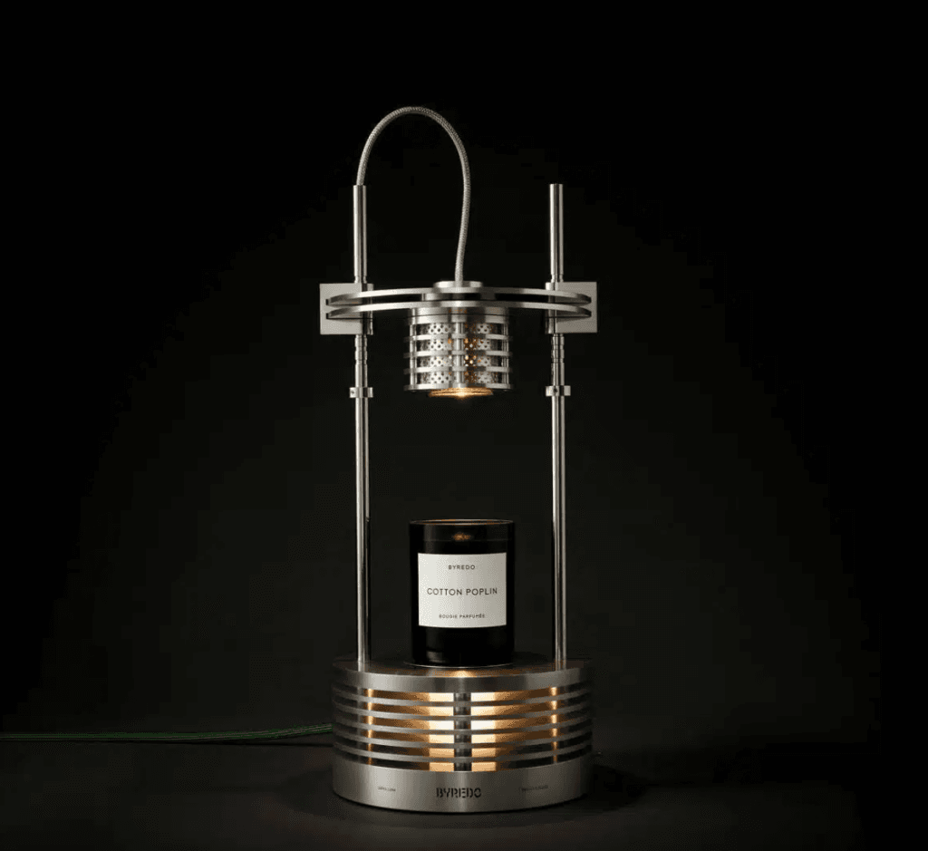 Прибо,который делает освещение дома и создает приятный запах в комнатах с помощью парфюма.