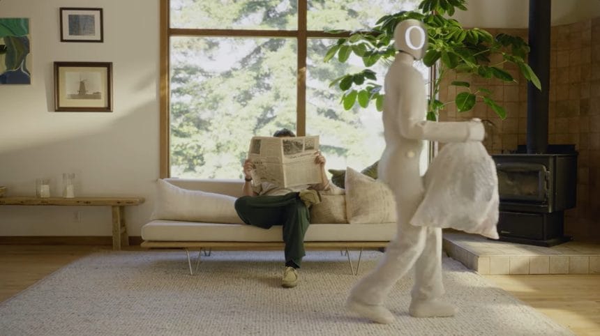Гуманоидный робот NEO — ваш персональный помощник по дому