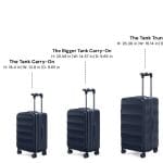 Прочный многоцелевой чемодан для путешествий с продуманными деталями.