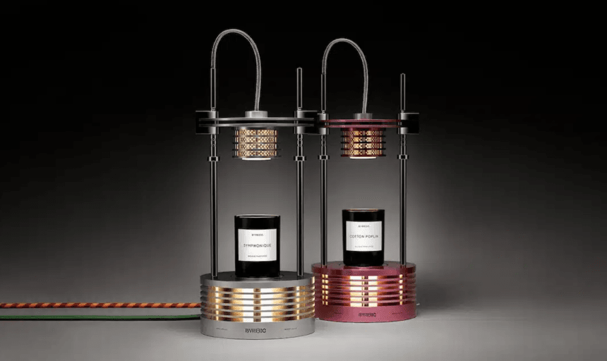 Дизайнерская штурка с лампами и ищлучением ароматов.