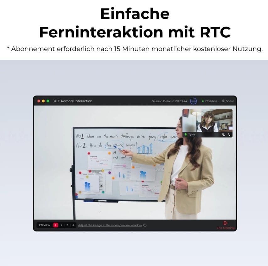 Видео-камера для проведения уроков в режиме онлайн.